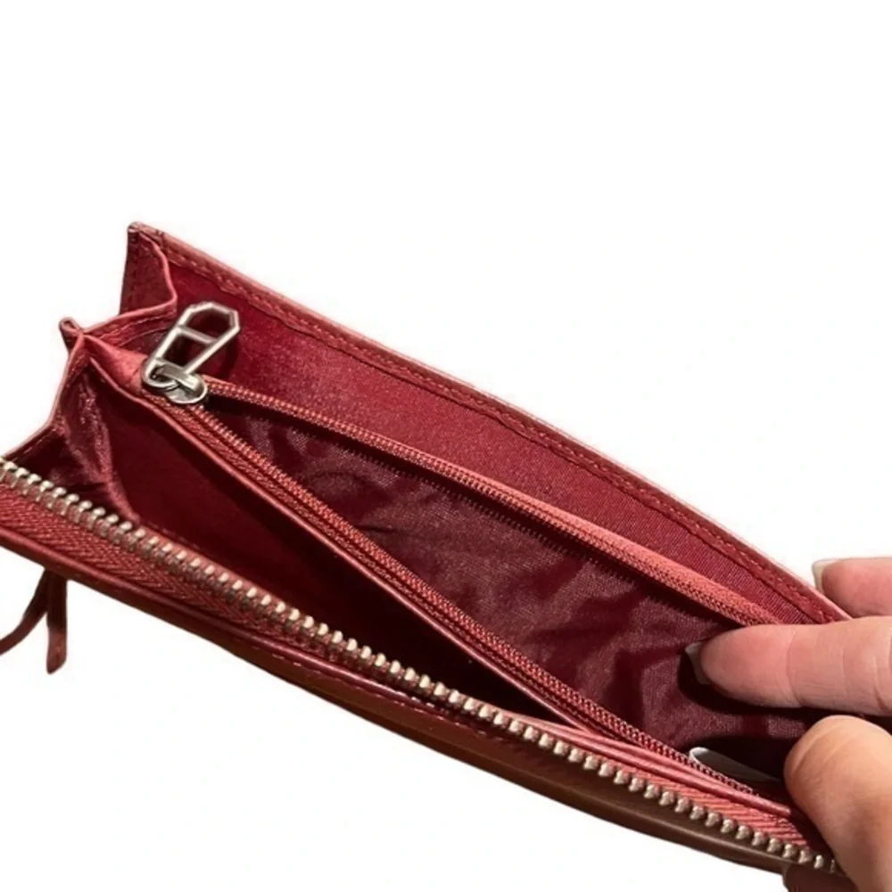 Liebeskind‎ Berlin Aissa Red Cow Leather Zip Around Wallet